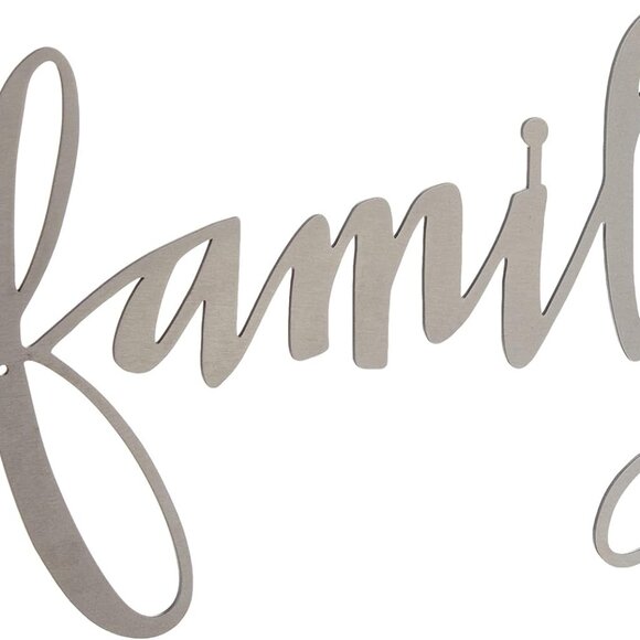 Other - 34224 Precison Cut Metal Word Sign, Family